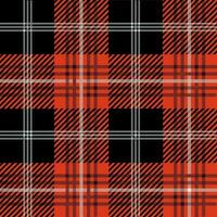 Tartan seamless pattern, black and orange can be used in the design. decorate fashion clothes Bedding, curtains, tablecloths photo