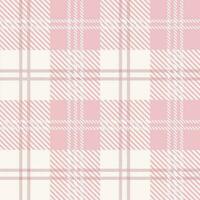 Tartan seamless pattern, pink and white can be used in the design. decorate fashion clothes Bedding, curtains, tablecloths photo