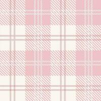 Tartan seamless pattern, pink and white can be used in the design. decorate fashion clothes Bedding, curtains, tablecloths photo