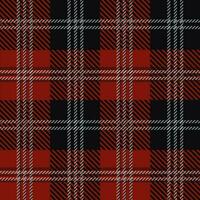 Tartan seamless pattern, red and black, can be used in the design of fashion clothes. Bedding, curtains, tablecloths photo