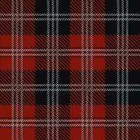 Tartan seamless pattern, red and black, can be used in the design of fashion clothes. Bedding, curtains, tablecloths photo