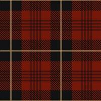 Tartan seamless pattern, black and red can be used in the design. decorate fashion clothes Bedding, curtains, tablecloths photo