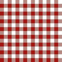 Gingham seamless pattern, red and white, can be used in the design of fashion clothes. Bedding, curtains, tablecloths photo