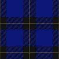 Tartan seamless pattern, blue and black can be used in fashion design. Bedding, curtains, tablecloths photo