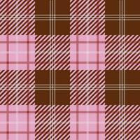 Tartan seamless pattern, brown and pink can be used in fashion design. Bedding, curtains, tablecloths photo