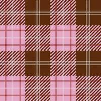 Tartan seamless pattern, brown and pink can be used in fashion design. Bedding, curtains, tablecloths photo