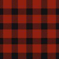 Tartan seamless pattern, black and red can be used in fashion design. Bedding, curtains, tablecloths photo