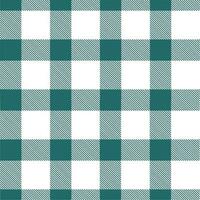 Gingham seamless pattern, green and white can be used in fashion design. Bedding, curtains, tablecloths photo
