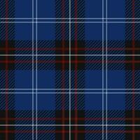 Tartan seamless pattern, blue and black can be used in fashion design. Bedding, curtains, tablecloths photo