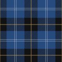 Tartan seamless pattern, blue and black can be used in fashion design. Bedding, curtains, tablecloths photo
