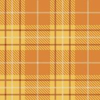 Tartan seamless pattern, orange and yellow, can be used in fashion design. Bedding, curtains, tablecloths photo