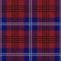 Tartan seamless pattern, blue and red can be used in fashion design. Bedding, curtains, tablecloths photo