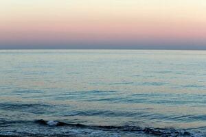 Coast of the Mediterranean Sea in northern Israel. photo