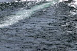 The color of sea water on the Mediterranean coast. photo