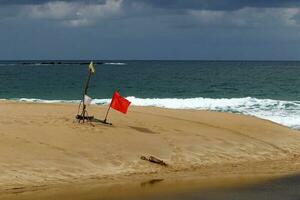 Coast of the Mediterranean Sea in northern Israel. photo