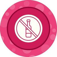 No Alcohol Vector Icon