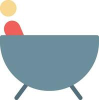 bowl vector illustration on a background.Premium quality symbols.vector icons for concept and graphic design.