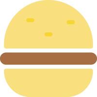 ilustración de vector de hamburguesa en un fondo. símbolos de calidad premium. iconos vectoriales para concepto y diseño gráfico.