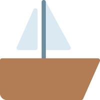 ilustración de vector de barco en un fondo. símbolos de calidad premium. iconos vectoriales para concepto y diseño gráfico.