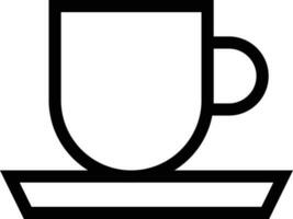 ilustración de vector de taza de té en un fondo. símbolos de calidad premium. iconos vectoriales para concepto y diseño gráfico.