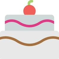 cake vector illustration on a background.Premium quality symbols.vector icons for concept and graphic design.