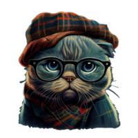 gato . ai gerado png