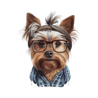 Yorkshire Terrier Hund . ai generiert png