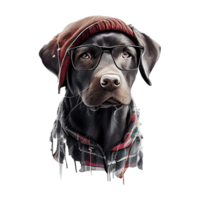 labrador retriever hond . ai gegenereerd png