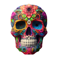 Morte maschera cranio . ai generato png