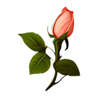 des roses aquarelle . ai généré png