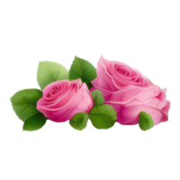 rosas aguarela . ai gerado png