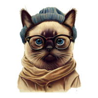 Siamese Katze . ai generiert png