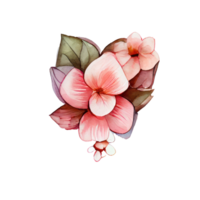 des roses aquarelle . ai généré . ai généré png