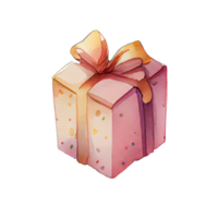 regalo caja con cinta . ai generado png