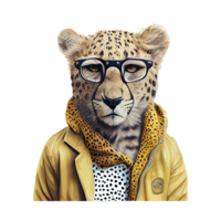 leopardo . ai generado png