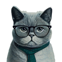 gato . ai gerado png