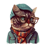 gatto . ai generato png