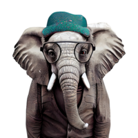 Elephant . AI Generated png