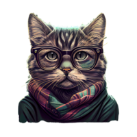 gato . ai gerado png