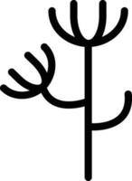 ilustración de vector de cilantro en un fondo. símbolos de calidad premium. iconos vectoriales para concepto y diseño gráfico.