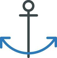 anchor vector illustration on a background.Premium quality symbols.vector icons for concept and graphic design.