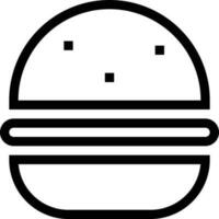 ilustración de vector de hamburguesa en un fondo. símbolos de calidad premium. iconos vectoriales para concepto y diseño gráfico.