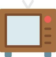 ilustración vectorial de televisión en un fondo. símbolos de calidad premium. iconos vectoriales para concepto y diseño gráfico. vector