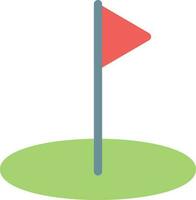 Ilustración de vector de golf en un fondo. Símbolos de calidad premium. Iconos vectoriales para concepto y diseño gráfico.