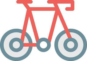 ilustración de vector de bicicleta en un fondo. símbolos de calidad premium. iconos vectoriales para concepto y diseño gráfico.