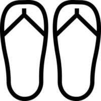 flip flop ilustración vectorial sobre un fondo.símbolos de calidad premium.iconos vectoriales para concepto y diseño gráfico. vector