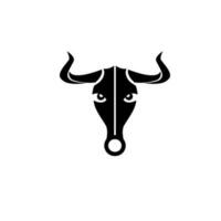 bull head vector icon illustration