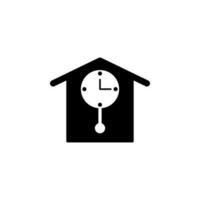 Clock vector icon illustration