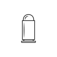 bullet vector icon illustration