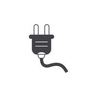 Electric plug vector icon illustration